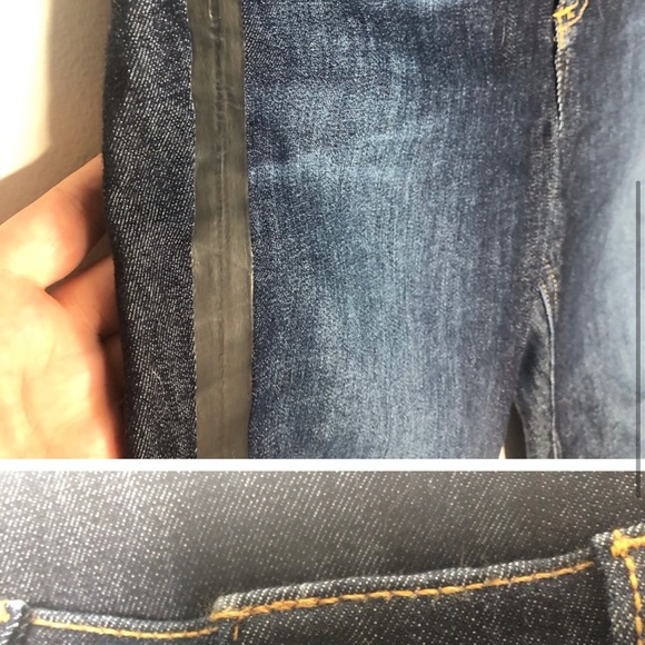 Rag and Bone High Rise Contrast Stripe Skinny Jean - Picture 7 of 10